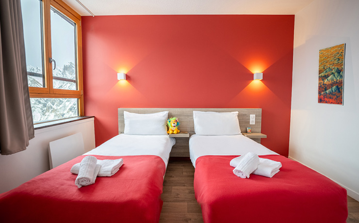 Chambre twin premium Azureva