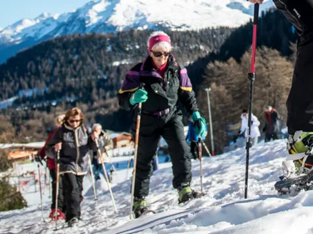 Randonnée en raquettes à neige